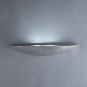 Applique da interno Livigno argento G9 2 luci in gesso - Luce Ambiente e Design - foto 2