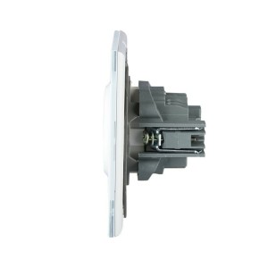 Presa Schuko 10A da Incasso Singola Vetro Bianco 158x86mm V-TAC VT-5711 - foto 8