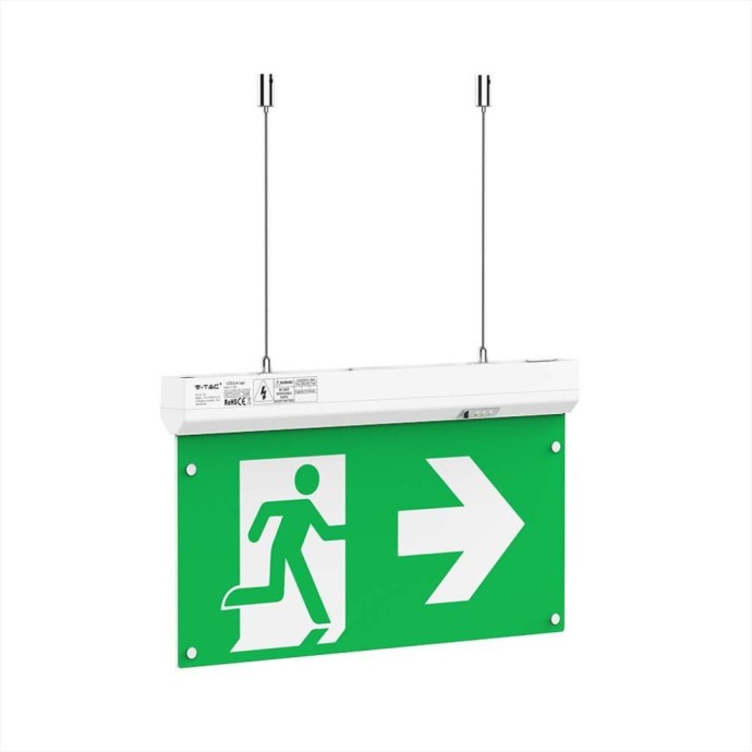 Lampada LED di emergenza 2.5W 6000K IP20 con autotest V-TAC VT-995