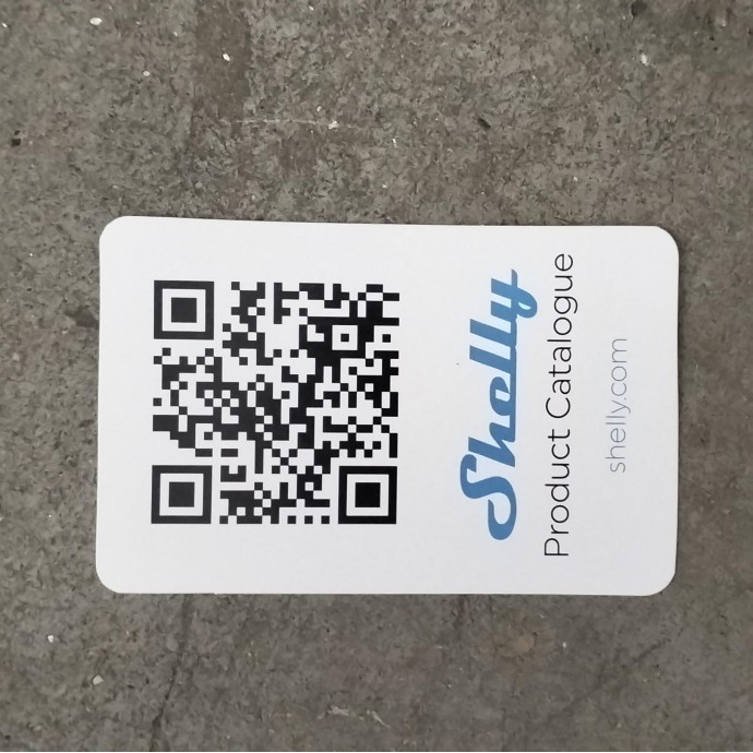 Shelly Cartoncino E-Catalogue QR-code Shelly Cartoncino E-Catalogue QR-code