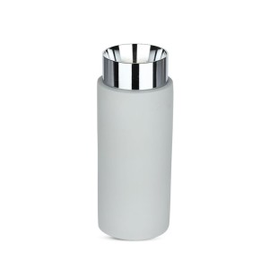 GU10 Fitting Gypsum Metal with Grey Concrete Chrome Bottom