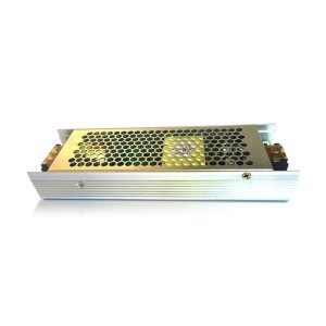 Slim Metal Power Supply 150W 24V 6.5A with 2 Outputs 200x62x31mm IP20