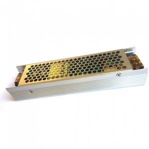 Slim Metal Power Supply 120W 24V 5A with 1 Output 190x50x31mm IP20