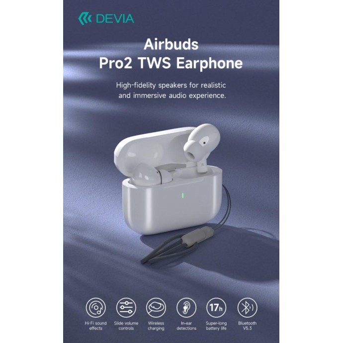 Auricolare Airbuds Pro2 EM058 TWS carica Wireless Bluetooth Auricolare Airbuds Pro2 EM058 TWS carica Wireless Bluetooth