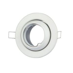 GU10 Fitting Round Changing Angle White