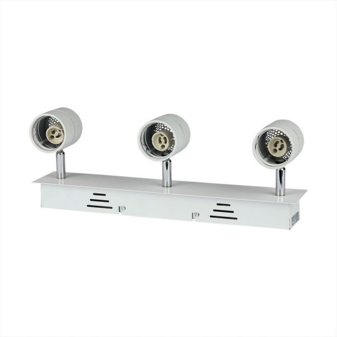 3*GU10 Surface Mount Fitting White Body 3*GU10 Surface Mount Fitting White Body