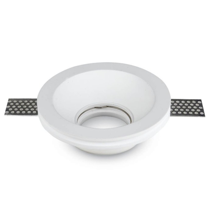 GU10 Fitting Round Gypsum White GU10 Fitting Round Gypsum White