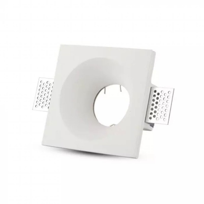 GU10 Fitting Square Gypsum White GU10 Fitting Square Gypsum White