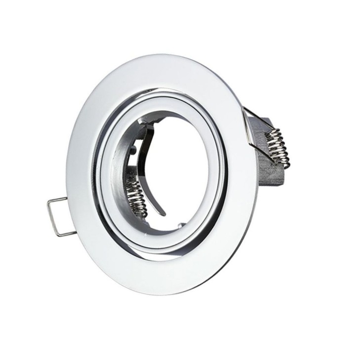 GU10 Fitting Round Silver Grey GU10 Fitting Round Silver Grey
