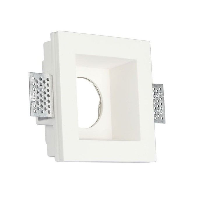 GU10 Fitting Square Gypsum White GU10 Fitting Square Gypsum White