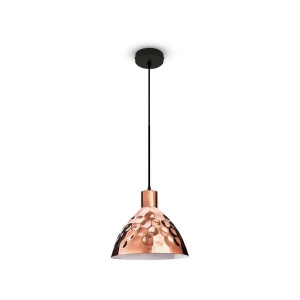 Rose Gold Pendant Light Holder D:220mm