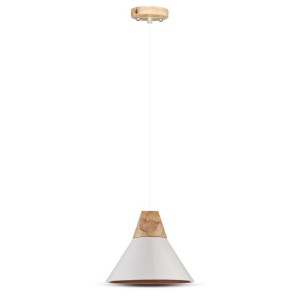 Aluminium Pendant Light White