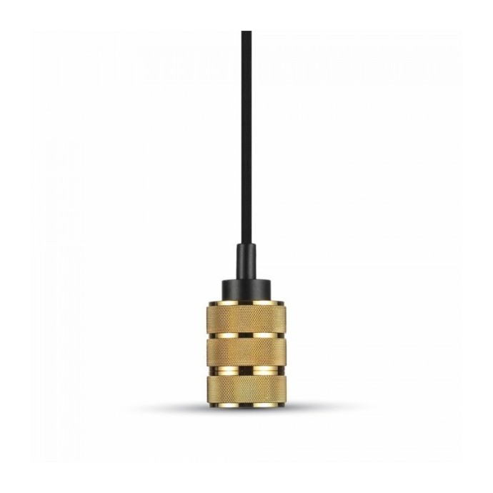 Gold 2 Rings Aluminium Lamp Holder