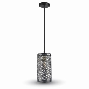 Pendant Light Matt Black with Black Canopy