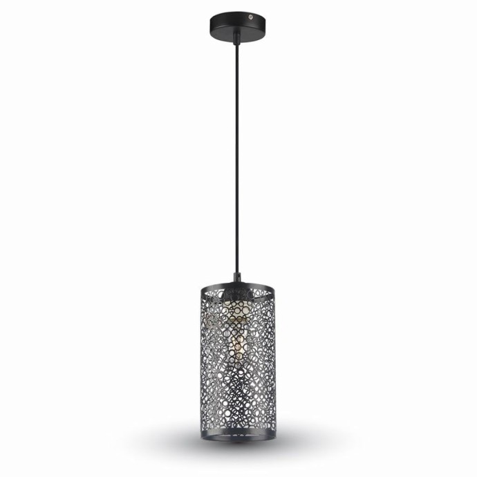 Pendant Light Matt Black with Black Canopy