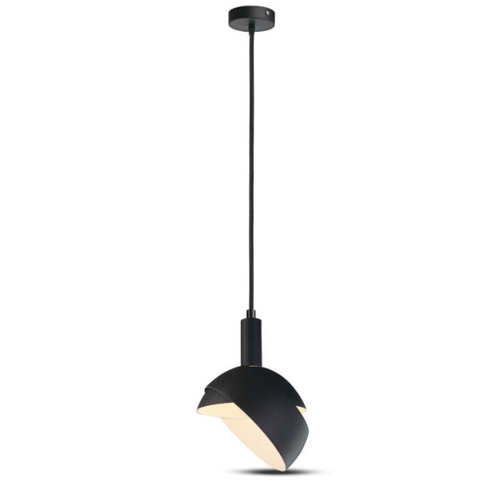 Plastic Pendant Lamp Holder E14 with Slide Aluminum Shade Black Plastic Pendant Lamp Holder E14 with Slide Aluminum Shade Black