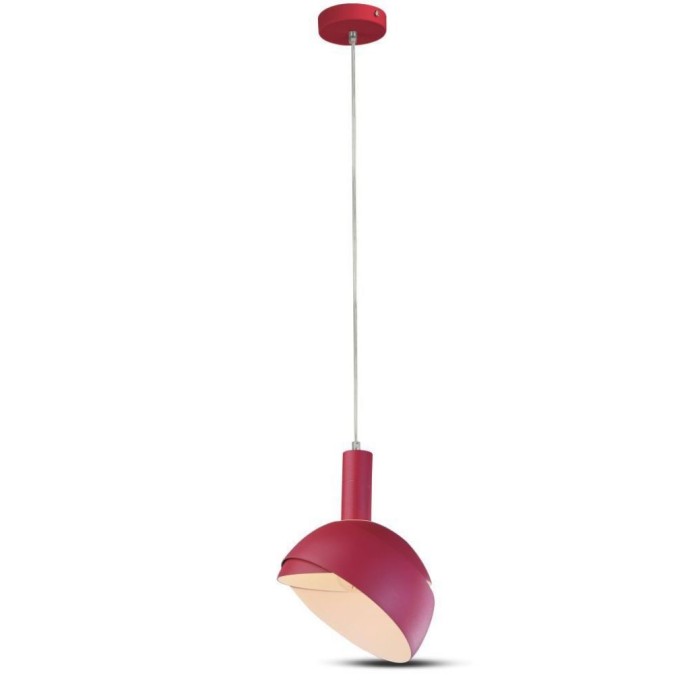 Plastic Pendant Lamp Holder E27 with Slide Aluminum Shade Pink Plastic Pendant Lamp Holder E27 with Slide Aluminum Shade Pink