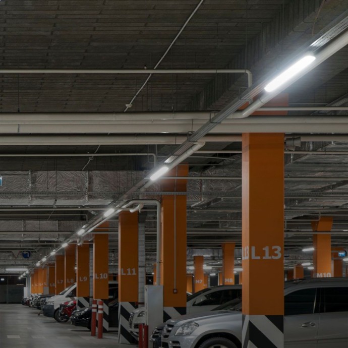 V-TAC PRO Plafoniera LED Samsung 48W IP65 con Emergenza