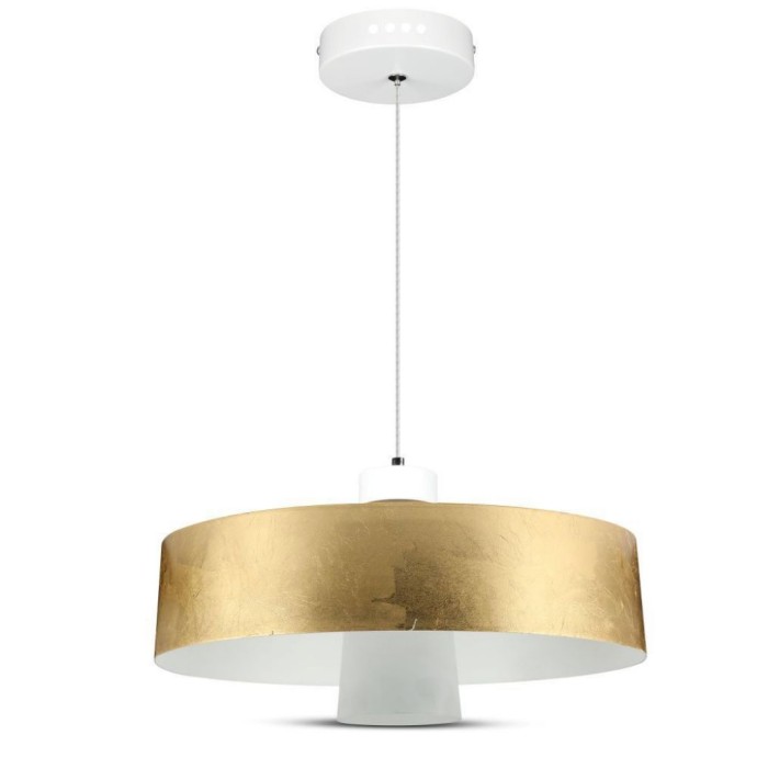 7W LED Pendant Light (Acrylic) Gold Lamp Shade 3400*190mm 4000K 7W LED Pendant Light (Acrylic) Gold Lamp Shade 3400*190mm 4000K