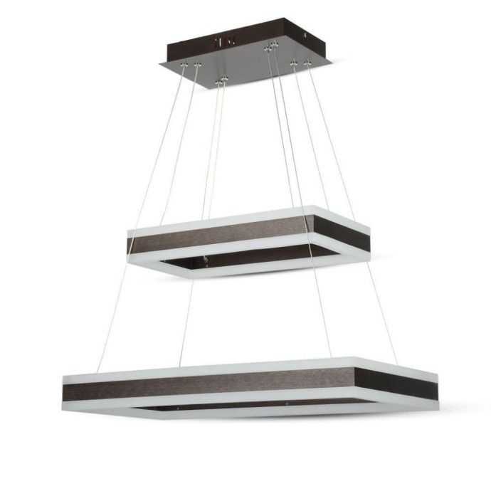 100W Soft Light Chandelier Dimmable Coffee 3000K