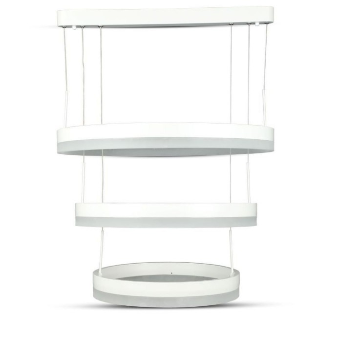 80W Soft Light Chandelier Dimmable White 3000K