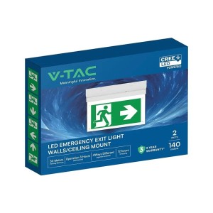 V-TAC PRO Lampada LED di Emergenza 2 W CREE 3 h IP20 - foto 5