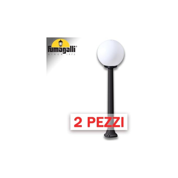 2x pezzi di GIAFFA/G250 NERO OPALE E27 LED 8,5W CCT 3WHITE 2x pezzi di GIAFFA/G250 NERO OPALE E27 LED 8,5W CCT 3WHITE