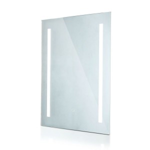 17W LED Mirror Light Rectangle Chrome with Pull Cord Switch 500*390*35mm IP44 Anti Fog 6400K