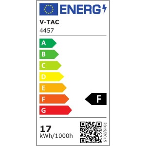 LED Bulb 17W A65 E27 Thermoplastic 4000K