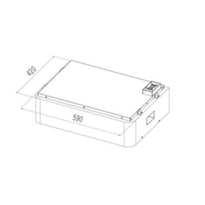 V-TAC Batteria di Accumulo HV LiFePO4 5,12 kWh 51,2 V 100 Ah - foto 2