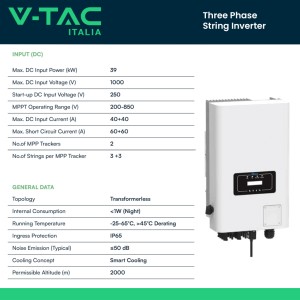 V-TAC Inverter fotovoltaico...