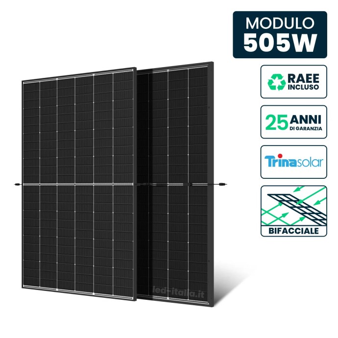 V-TAC Bancale 18,18 kW con 36 Pannelli Trina Solar Vertex S+ 505 W