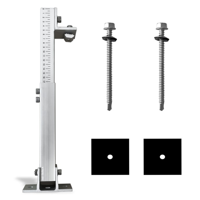 V-TAC Supporto Posteriore Regolabile 280-415 mm per Pannelli Solari
