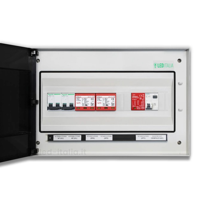 V-TAC Quadro AC/DC Monofase 8 kW 2/2 40A 18 Moduli IP65