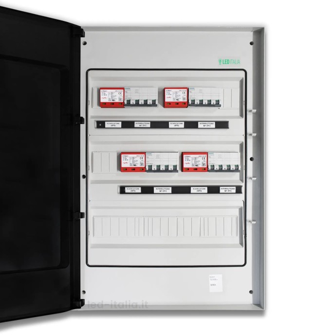 V-TAC Italia Quadro di Campo DC 4/4 MPPT 1000V 32A 54M IP66