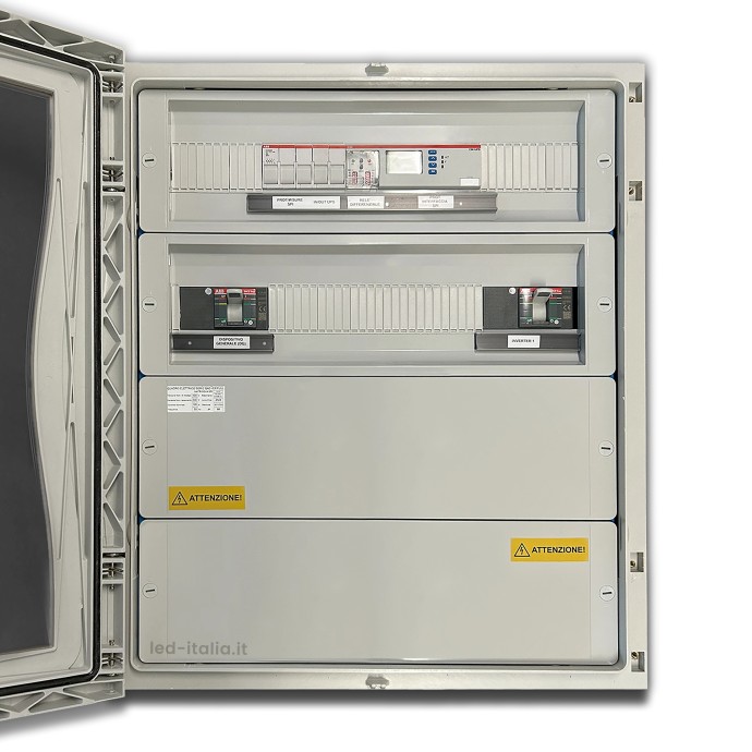 V-TAC Quadro AC Trifase 50 kW 100 A 400 V IP65 4x24 Moduli