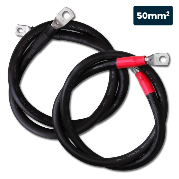 V-TAC Kit cavi H07RN-F 1 m 50 mm² per inverter trifase LV