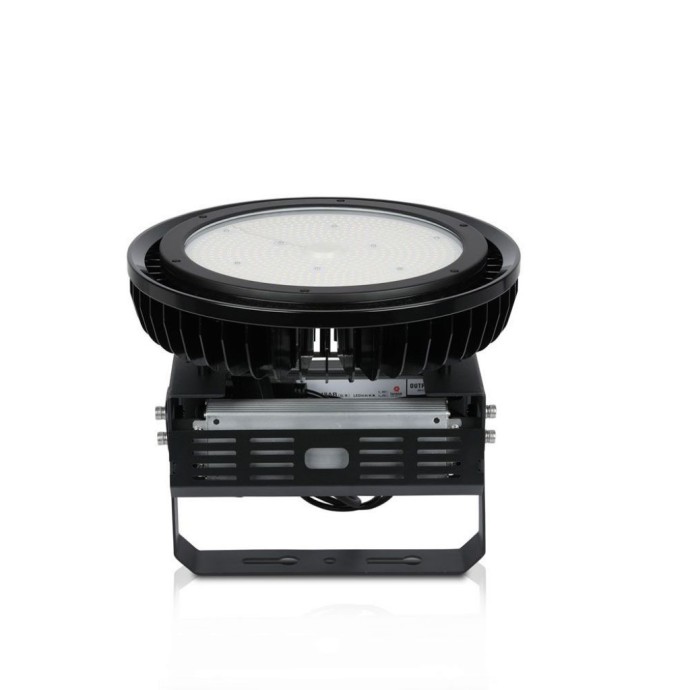 LED Highbay Samsung Chip 500W 120' MW Mean Well Driver Dimmable Black Body 4000K