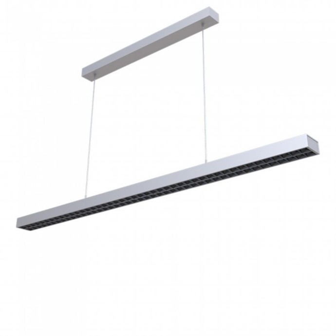 LED Linear Light Samsung Chip 60W Hanging Non Linkable White Body 4000K