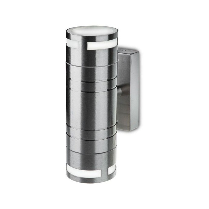 Wall Glass Fitting GU10 Steel Body 2 Way IP44 Wall Glass Fitting GU10 Steel Body 2 Way IP44