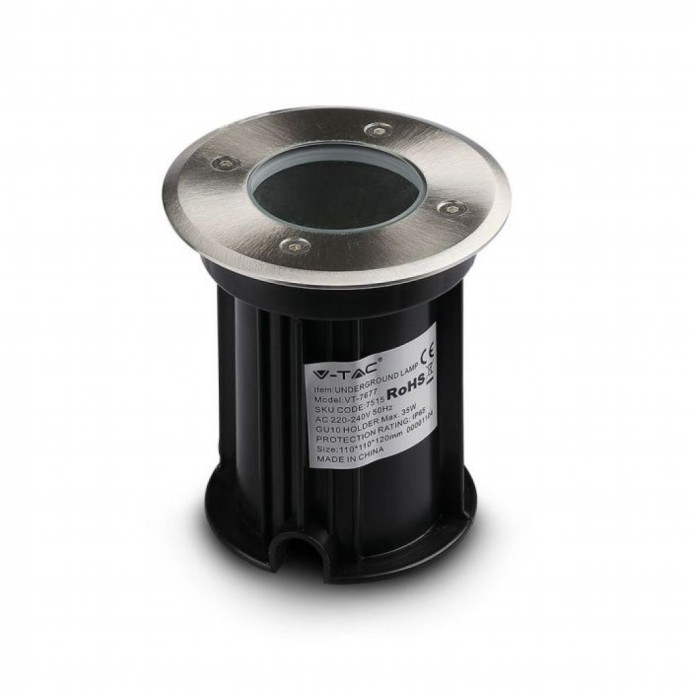 Under Ground Fitting Steel Body GU10 Black Round IP65 Under Ground Fitting Steel Body GU10 Black Round IP65