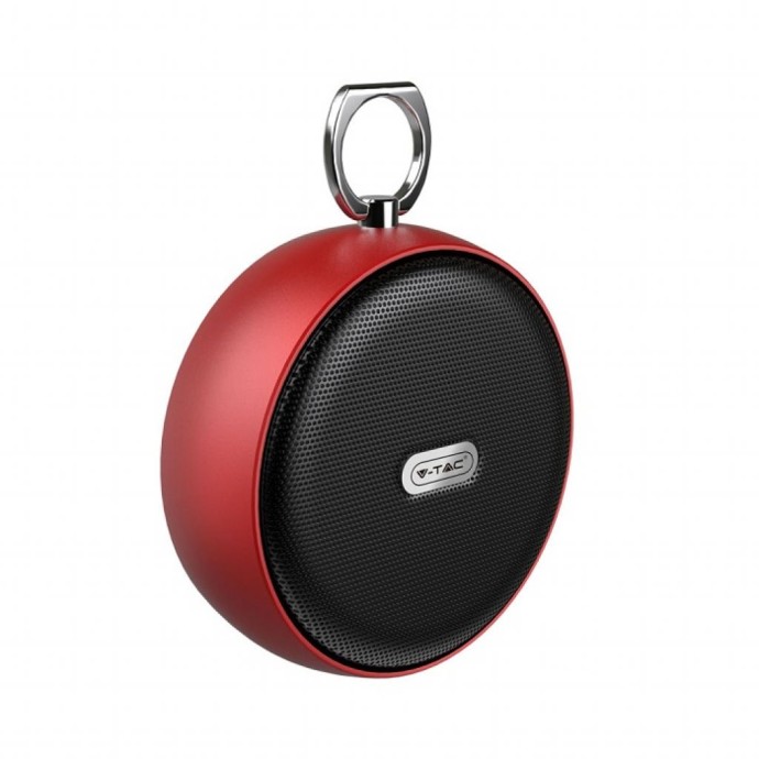 Portable Bluetooth Speaker with Micro USB And High End Cable 800mAh Battery Red Portable Bluetooth Speaker with Micro USB And High End Cable 800mAh Battery Red