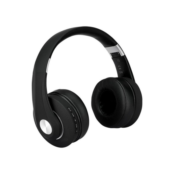 Bluetooth Wireless Headphone with Adjustable Head 500mAh Black W/Bag Bluetooth Wireless Headphone with Adjustable Head 500mAh Black W/Bag