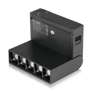 5*10W LED Magnetic SMD Linear Spotlight Black IP20 24V 4000K