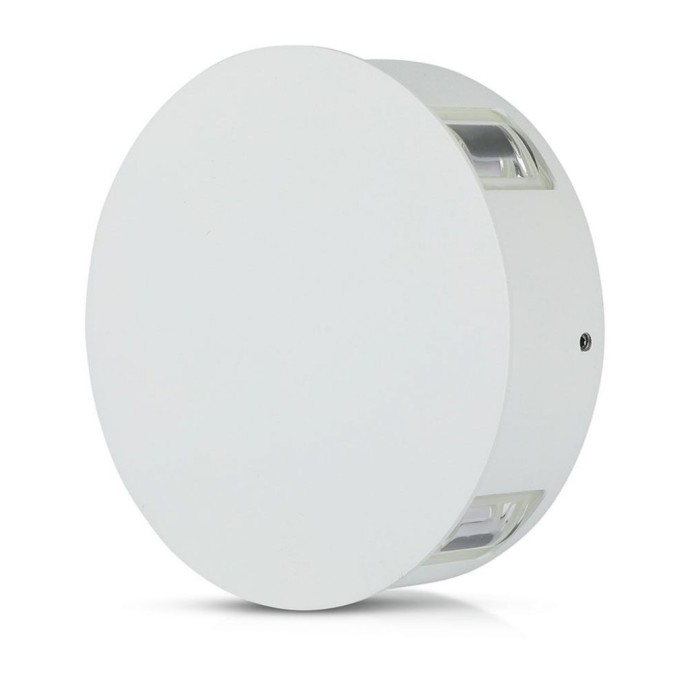 4W LED Wall Light White Body Round 3000K IP65 4W LED Wall Light White Body Round 3000K IP65