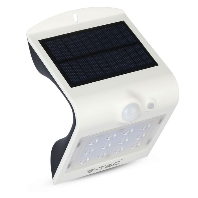 1.5W LED Solar Wall Light 4000K+4000K White+Black Body 1.5W LED Solar Wall Light 4000K+4000K White+Black Body