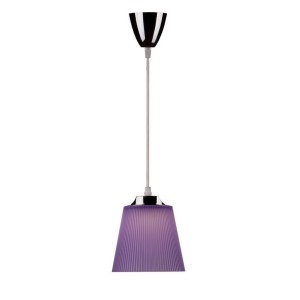 7W Pendant Light Chrome Body + Purple Shade 4000K