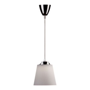 7W Pendant Light Chrome Body + White Shade 4000K