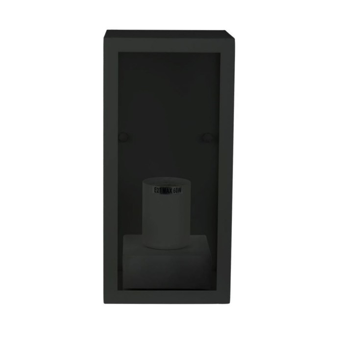 Wall Lamp 1*E27 Matt Black Clear Glass Wall Lamp 1*E27 Matt Black Clear Glass