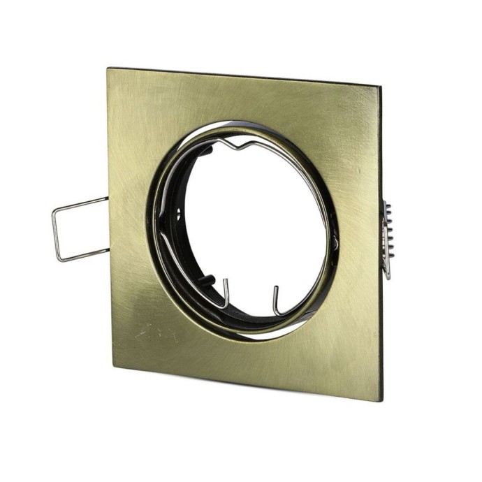 GU10 Fitting Square Movable Gold GU10 Fitting Square Movable Gold